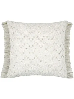 Kissen "Amazonica" in Creme/ Grün - (L)45 x (B)45 cm