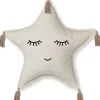 Kissen "Happy Star" in Beige - Ø 45 cm