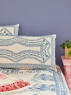 Kissen in Blau - (L)40 x (B)80 cm