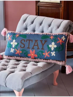 Kissen in Dunkelblau - (L)30 x (B)70 cm