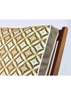 Kissen in Grün/ Weiß