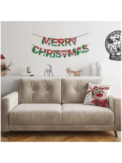 Kissen in Weiß/ Rot