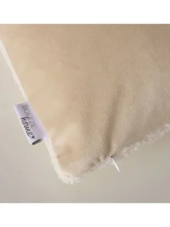 Kissen ''Louie'' in Creme/ Beige - (L)40 x (B)40 cm