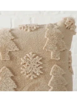 Kissen "Naina" in Beige - (L)48 x (B)30 cm