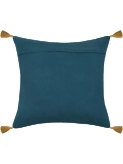 Kissen "Uniola" in Bunt/ Dunkelblau - (L)45 x (B)45 cm