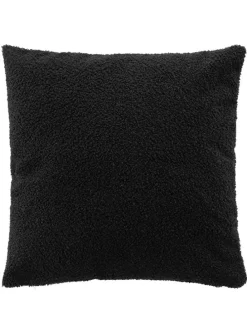 Kissen "Wooly" in Schwarz