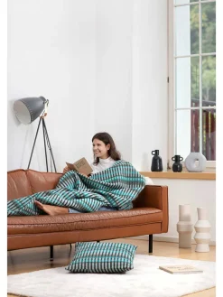 Kissenhülle "Deco - Rippen" in Grün