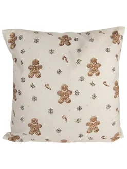 Kissenhülle in Beige/ Braun - (L)45 x (B)45 cm