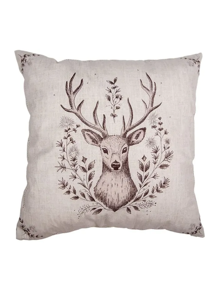 Kissenhülle in Braun - (L)45 x (B)45 cm