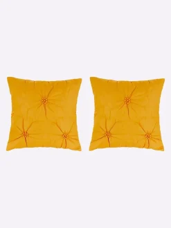 Kissenhülle in Gelb