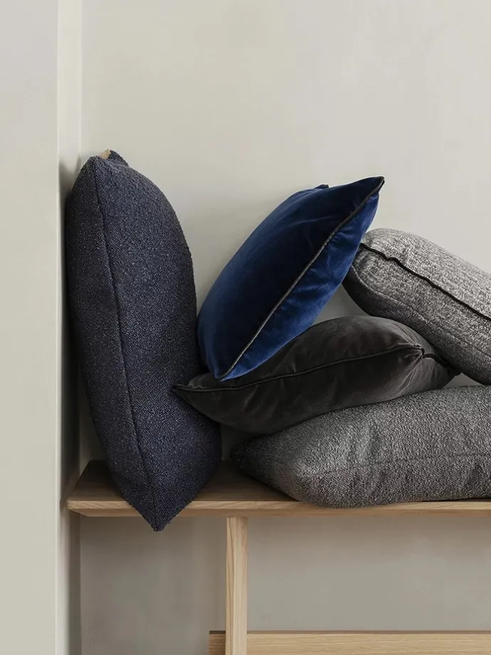 Kissenhülle in Grau - (L)40 x (B)40 cm