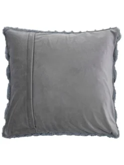 Kissenhülle "Plush" in Grau - (L)45 x (B)45 cm