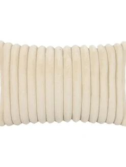 Kissenhülle "Raya" in Beige - (L)40 x (B)60 cm