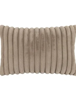 Kissenhülle "Raya" in Taupe - (L)40 x (B)60 cm