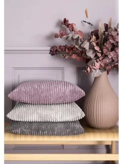 Kissenhülle "Shara" in Grau - (L)45 x (B)45 cm