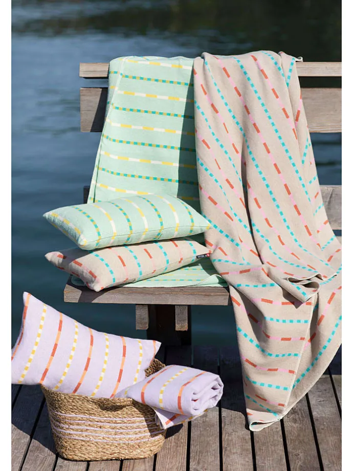 Kissenhülle "Silvretta - Mikado" in Lila