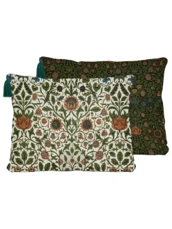 Kissenhülle "Williams Garden" in Grün/ Bunt - (L)50 x (B)35 cm