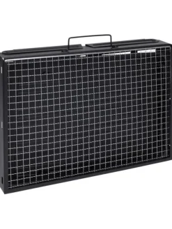 Klappbarer Holzkohlegrill in schwarz