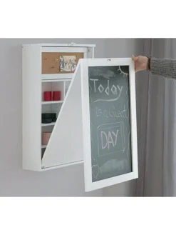 Klappbarer Wandtisch in Weiß