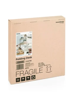 Klappschreibtisch in Hellbraun - (B)80 x (H)75 x (T)45 cm