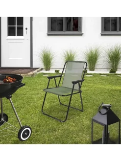 Klappstuhl ''Pliante'' in Khaki - (B)51 x (H)75 x (T)60 cm