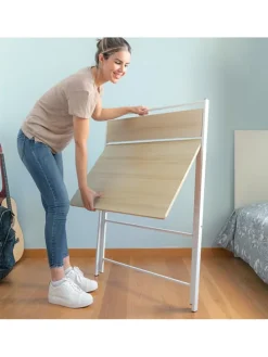 Klapptisch in Beige/ Weiß - (B)60 x (H)84 x (T)97 cm