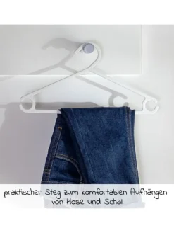 Kleiderbügel für Babys und Kinder (22 Stück) in weiss