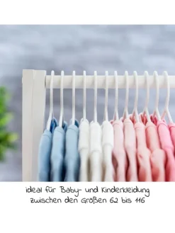 Kleiderbügel für Babys und Kinder (22 Stück) in weiss