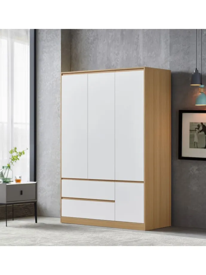 Kleiderschrank Bastheim in Weiß (B)120cm (G)109.2cm