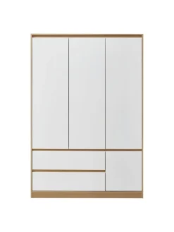 Kleiderschrank Bastheim in Weiß (B)120cm (G)109.2cm