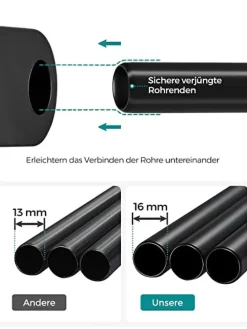 Kleiderschrank in Grau - (B)140 x (H)174 x (T)43 cm