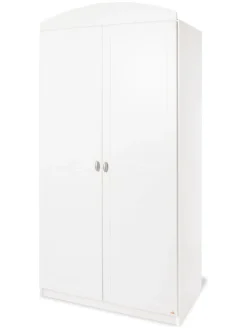 Kleiderschrank "Laura" in Weiß - (B)90 x (H)191 x (T)54 cm