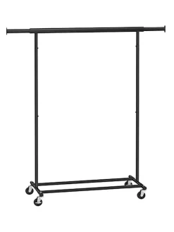 Kleiderständer in Schwarz - (B)132 x (H)160 x (T)45,5 cm