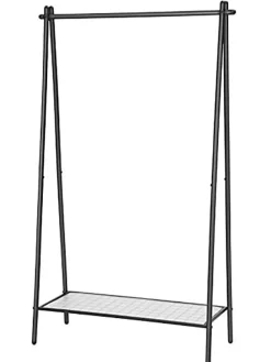 Kleiderständer in Schwarz - (B)92,5 x (H)153 x (T)33,5 cm