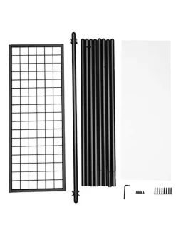 Kleiderständer in Schwarz - (B)92,5 x (H)153 x (T)33,5 cm