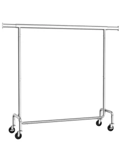 Kleiderständer in Silber - (B)111,4 x (H)162,9 x (T)45 cm