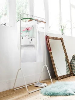 Kleiderständer in Weiß - (B)80 x (H)145 x (T)43 cm