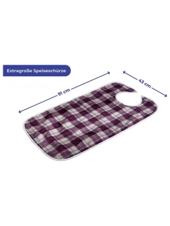 Kleidungsschutz in Rot - (B)43 x (H)91 cm