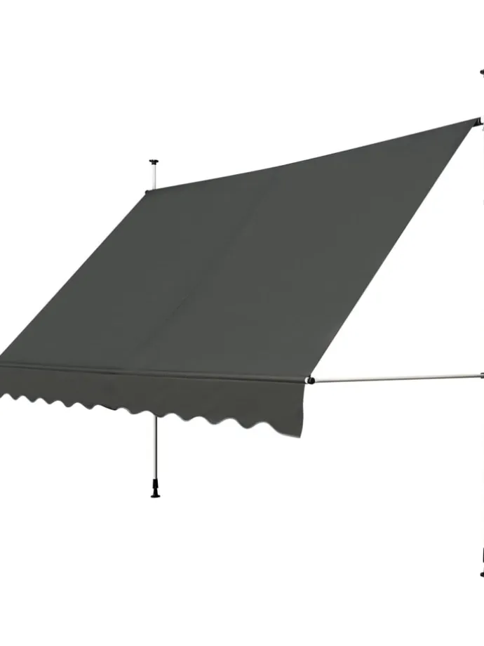 Klemmmarkise 350 cm in Grau