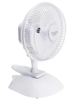 Klemm-Ventilator in Weiß - Ø 15 cm
