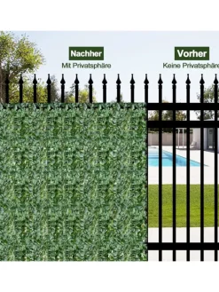 Künstlich Pflanzenwand 150x240cm in Grün