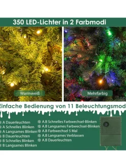 Künstlicher Weihnachtsbaum LED in Grün