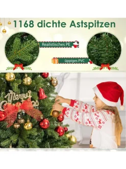 Künstlicher Weihnachtsbaum LED in Grün