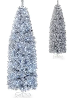 Künstlicher Weihnachtsbaum LED in Weiß