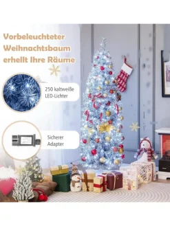 Künstlicher Weihnachtsbaum LED in Weiß