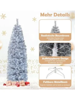 Künstlicher Weihnachtsbaum LED in Weiß