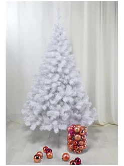 Künstlicher Weihnachtsbaum in Weiß - (H)90 cm