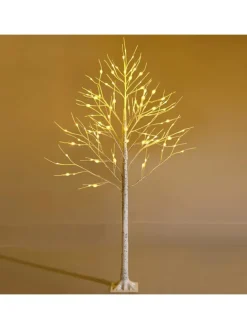 Künstlicher Weihnachtsbaum LED in Weiß