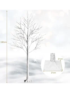 Künstlicher Weihnachtsbaum LED in Weiß