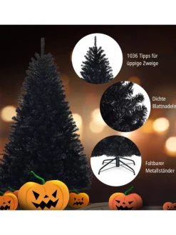 Künstlicher Weihnachtsbaum in Schwarz